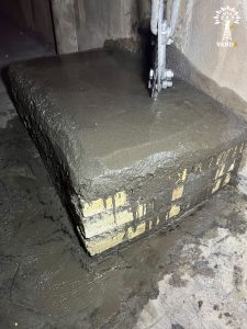 فونداسیون دکل مهاری بر روی پشت بام